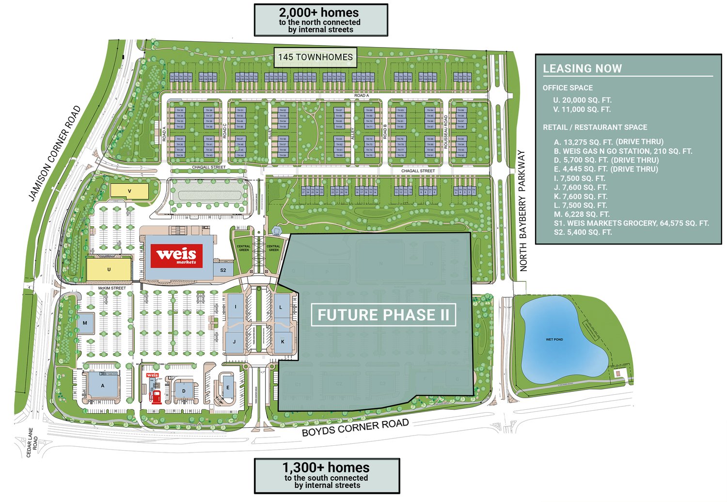 Bayberry Town Center 280K SF Commercial in Middletown, DE